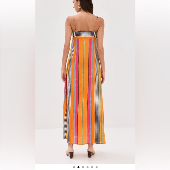 STAUD Laura striped linen sundress. Worn once and dry cleaned! - Picture 2 of 5